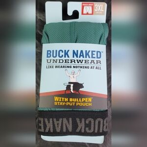 Duluth Trading Mens Green Buck Naked Bullpen Boxer Briefs - Size 3XL - NWT